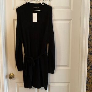 Black knit dress NWT